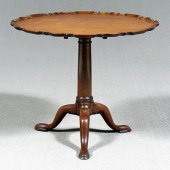 Chippendale pie crust tea tabl