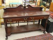 CHIPPENDALE REVIVAL MAHOGANY C
