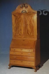 CHIPPENDALE SATINWOOD AND EBON