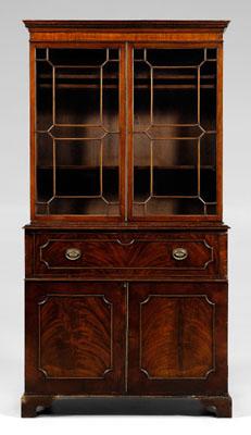 Chippendale secretary bookcase,