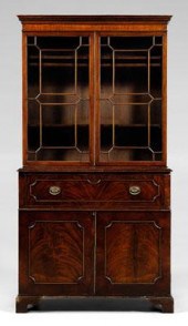 Chippendale secretary bookcase
