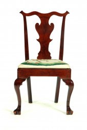 CHIPPENDALE SIDE CHAIR.    Pen