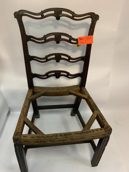 CHIPPENDALE SIDE CHAIR, RIBBON