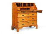 CHIPPENDALE SLANT FRONT DESK.