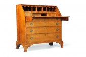CHIPPENDALE SLANT FRONT DESK.