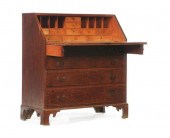 CHIPPENDALE SLANT-FRONT DESK.