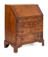 CHIPPENDALE SLANT-LID DESK FOU