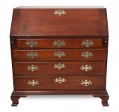 CHIPPENDALE SLANT-LID DESK IN