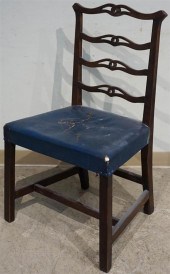 CHIPPENDALE STAINED MAPLE LADD