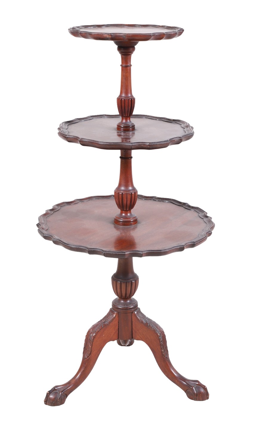 Chippendale style 3-tier dessert