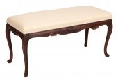 CHIPPENDALE-STYLE BENCH LATE 1