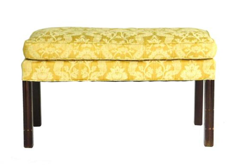 CHIPPENDALE STYLE BENCH,