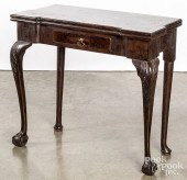 CHIPPENDALE STYLE CARVED MAHOG