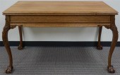CHIPPENDALE STYLE CARVED MAHOG