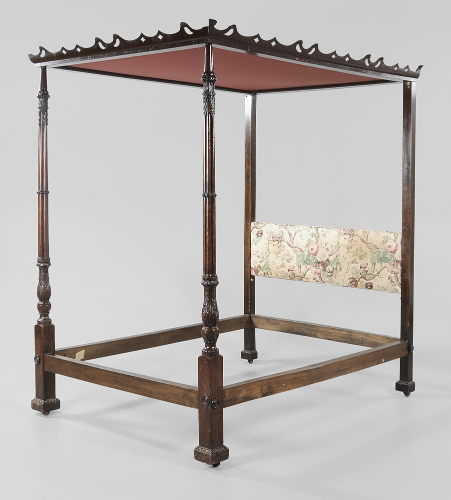 Chippendale Style Carved Mahogany