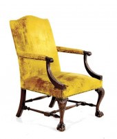 Chippendale style carved mahog