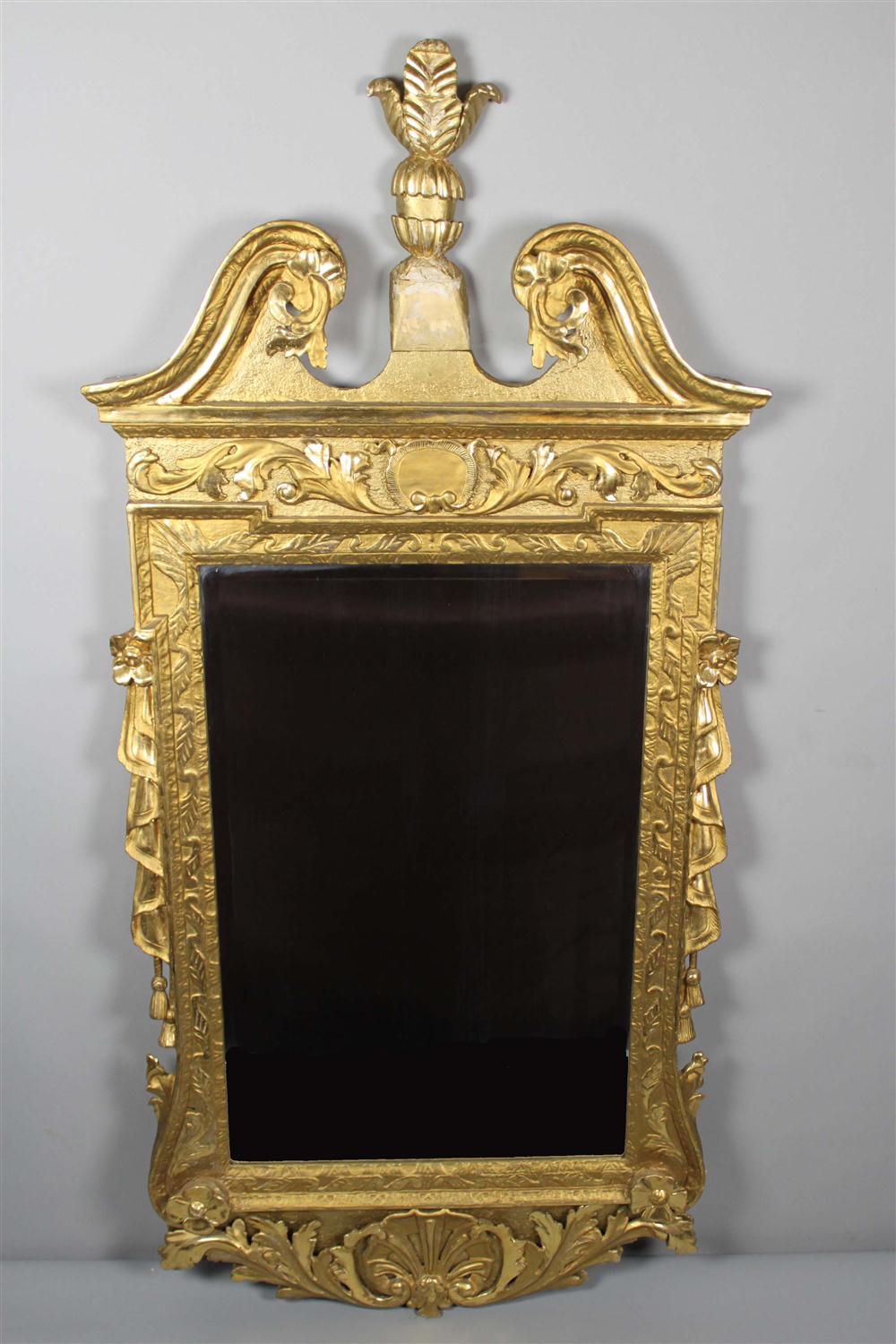 CHIPPENDALE STYLE CARVED MAHOGANY