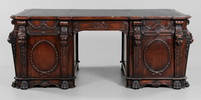 Chippendale Style Carved Mahogany