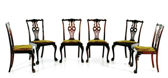 Chippendale style carved mahogany