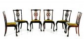 Chippendale style carved mahog