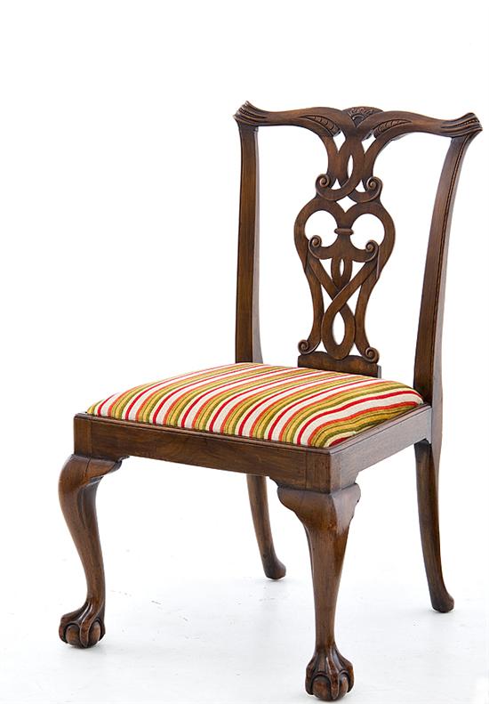 Chippendale style carved mahogany