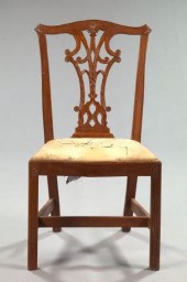 Chippendale-Style Carved Mahog