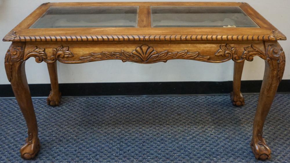 CHIPPENDALE STYLE CARVED MAHOGANY