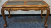 CHIPPENDALE STYLE CARVED MAHOG