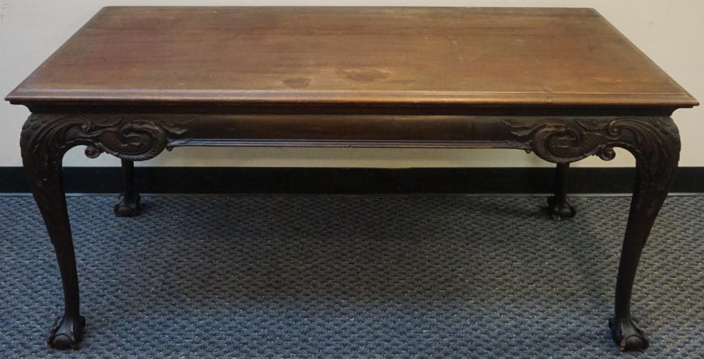 CHIPPENDALE STYLE CARVED MAHOGANY