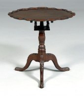 Chippendale style carved tea t