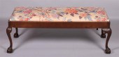 CHIPPENDALE STYLE CARVED WALNU