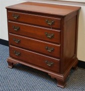 CHIPPENDALE STYLE CHERRY BACHE