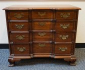 CHIPPENDALE STYLE CHERRY BLOCK
