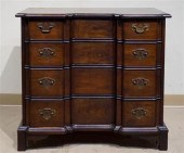 CHIPPENDALE STYLE CHERRY BLOCK