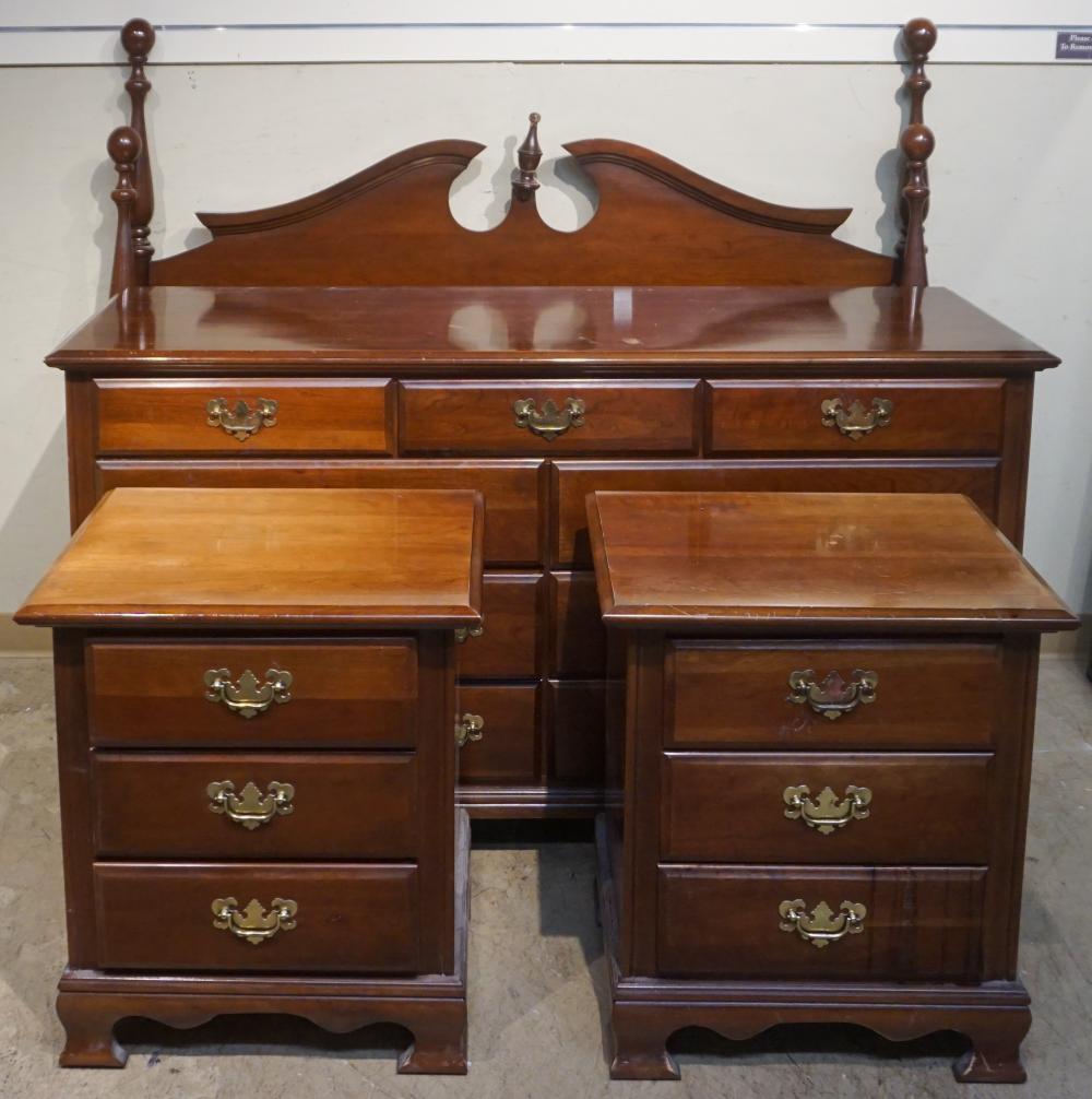 CHIPPENDALE STYLE CHERRY CHEST OF