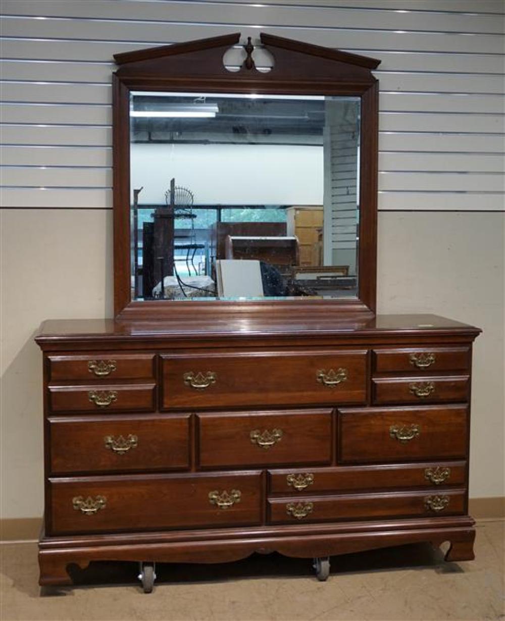 CHIPPENDALE STYLE CHERRY FINISH
