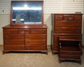 CHIPPENDALE STYLE CHERRY FOUR-