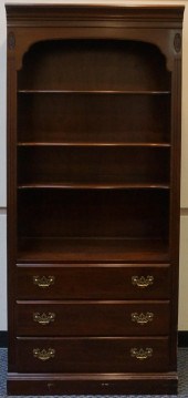 CHIPPENDALE STYLE CHERRY OPEN
