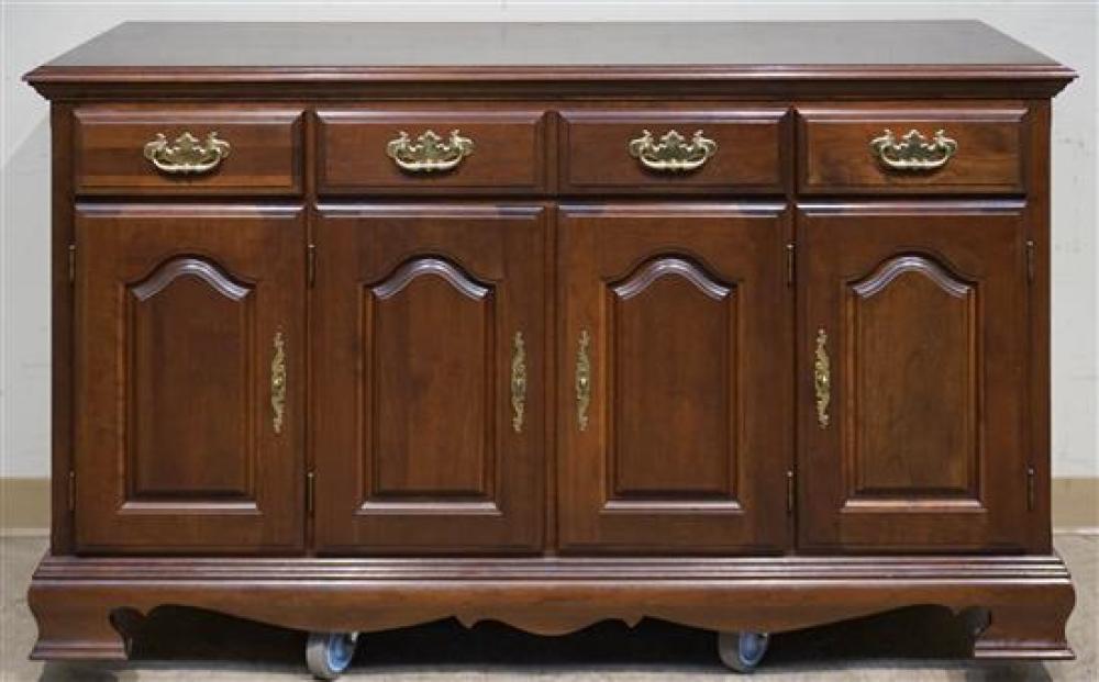 CHIPPENDALE STYLE CHERRY SIDEBOARD,