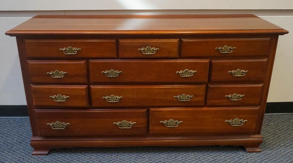 CHIPPENDALE STYLE CHERRY TRIPLE