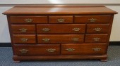 CHIPPENDALE STYLE CHERRY TRIPL