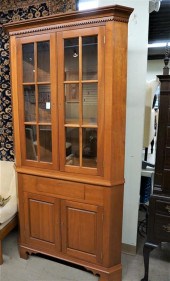 CHIPPENDALE STYLE CHERRY TWO-P