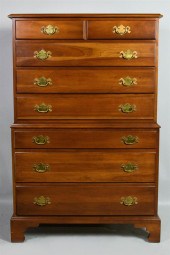 CHIPPENDALE STYLE CHERRYWOOD C