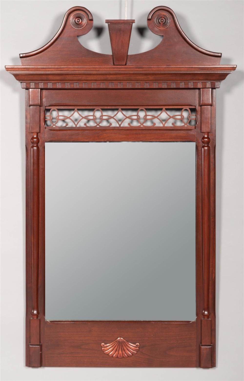 CHIPPENDALE STYLE CHERRYWOOD WALL