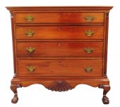 CHIPPENDALE STYLE CHEST ON FRA