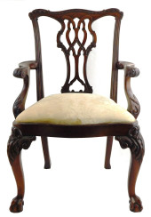 CHIPPENDALE STYLE CHILD'S ARMC