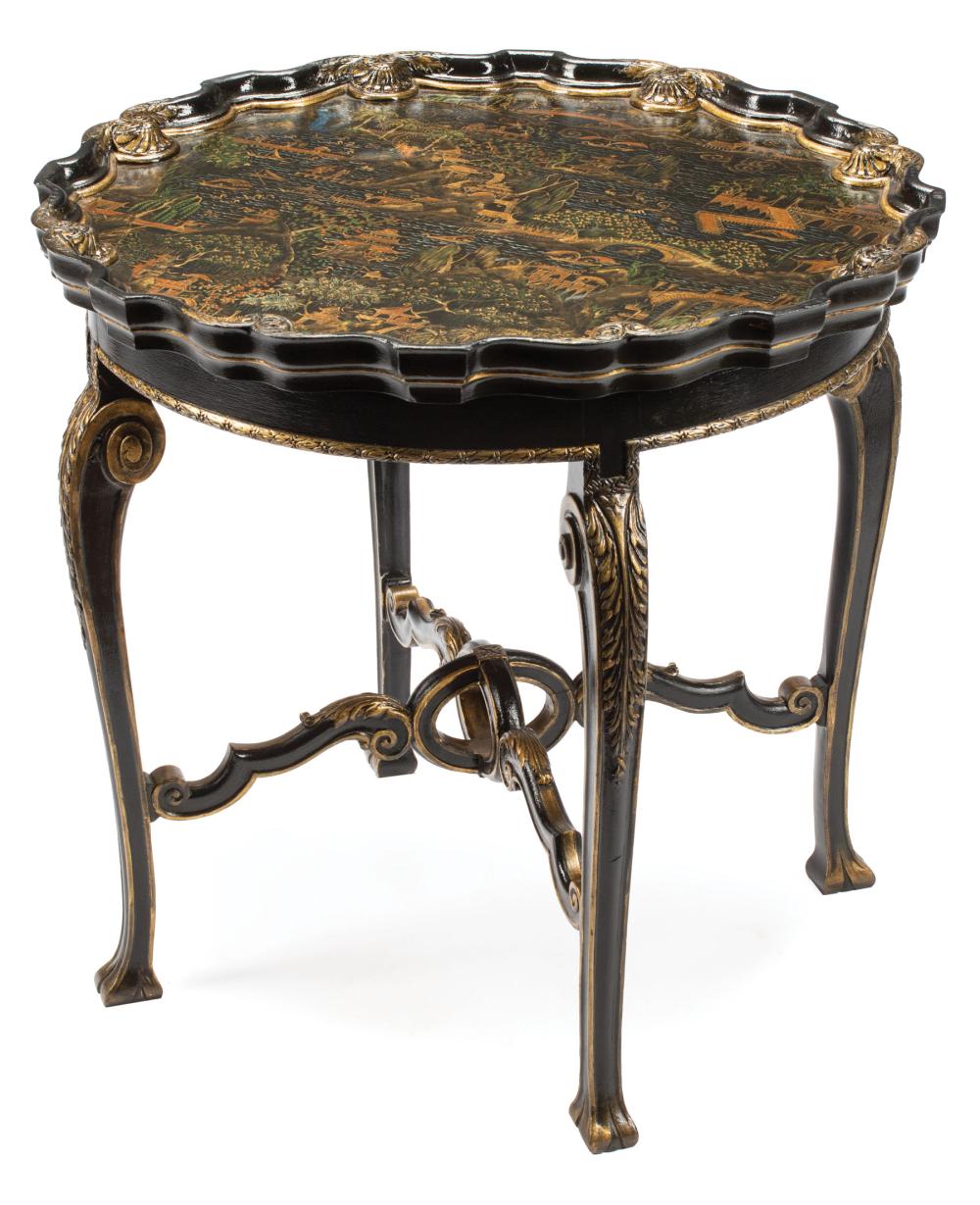 CHIPPENDALE-STYLE CHINOISERIE