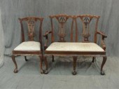 Chippendale Style Clawfoot Lov