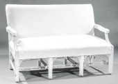 CHIPPENDALE-STYLE CREME PEINTE