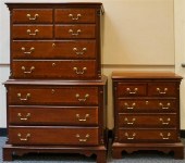 CHIPPENDALE STYLE CROSSBANDED